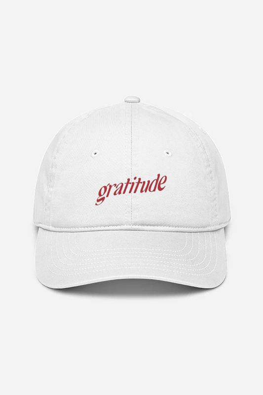 Embroidered Gratitude Hat